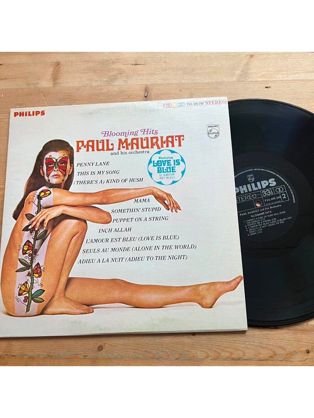 Paul Mauriat and his Orchestra - Blooming Hits 33rpm VG+ VR15